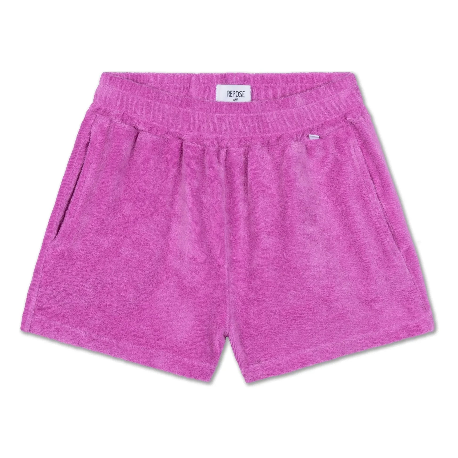 Repose AMS - Organic cotton terry shorts | Pink