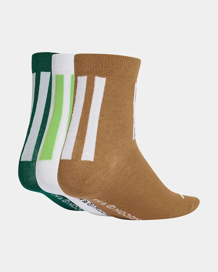 Pamuklu çocuk çorapları adidas Performance MINECRAFT (3 çift)