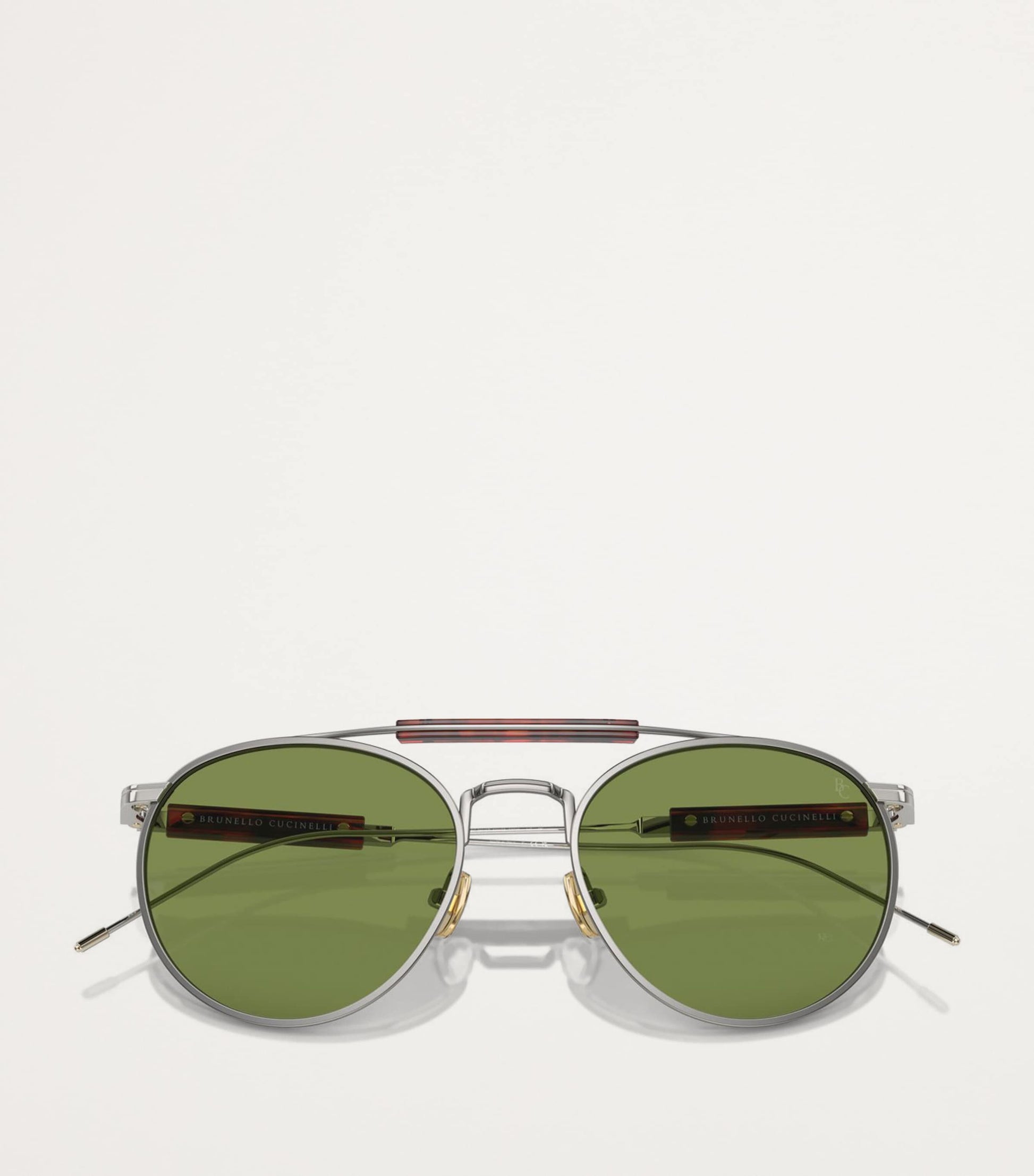 Brunello Cucinelli Silver Acetate BC2004ST Sunglasses