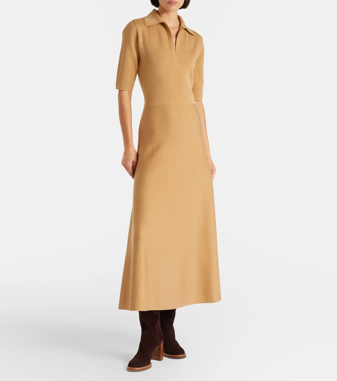 Gabriela Hearst - Wool and silk polo dress