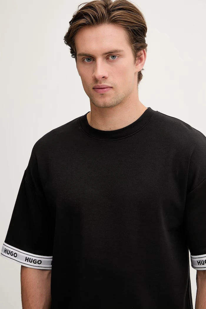 HUGO erkek ev içi tişört pamuk elastan TADE T-SHIRT