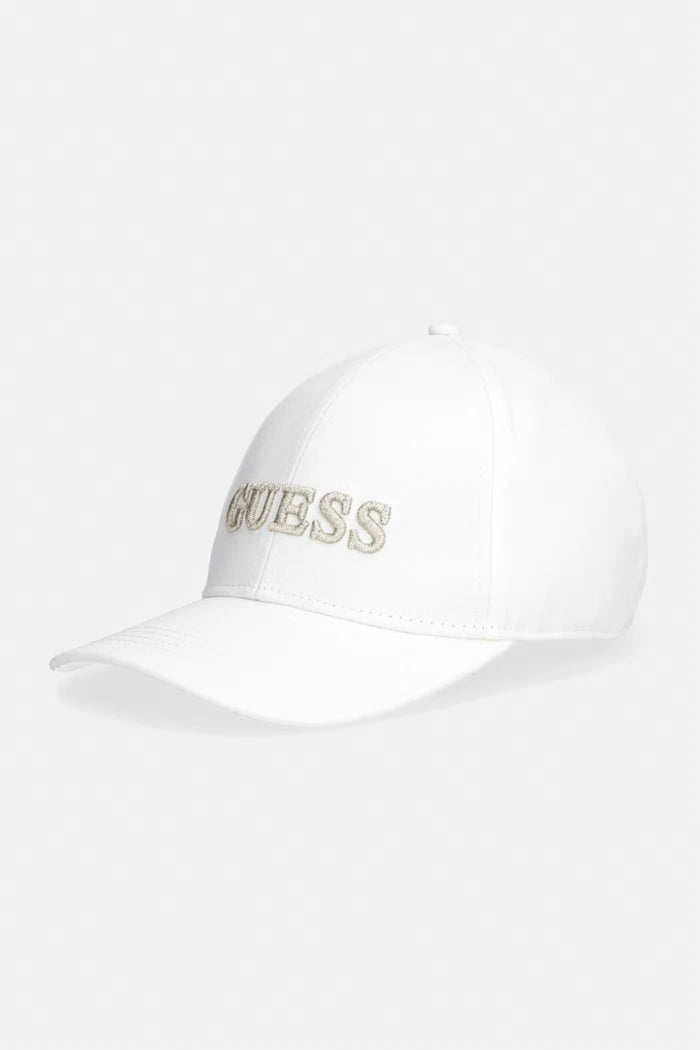 Памучна шапка с козирка Guess