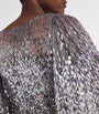 Jenny Packham Metallic Embellished Ines Gown