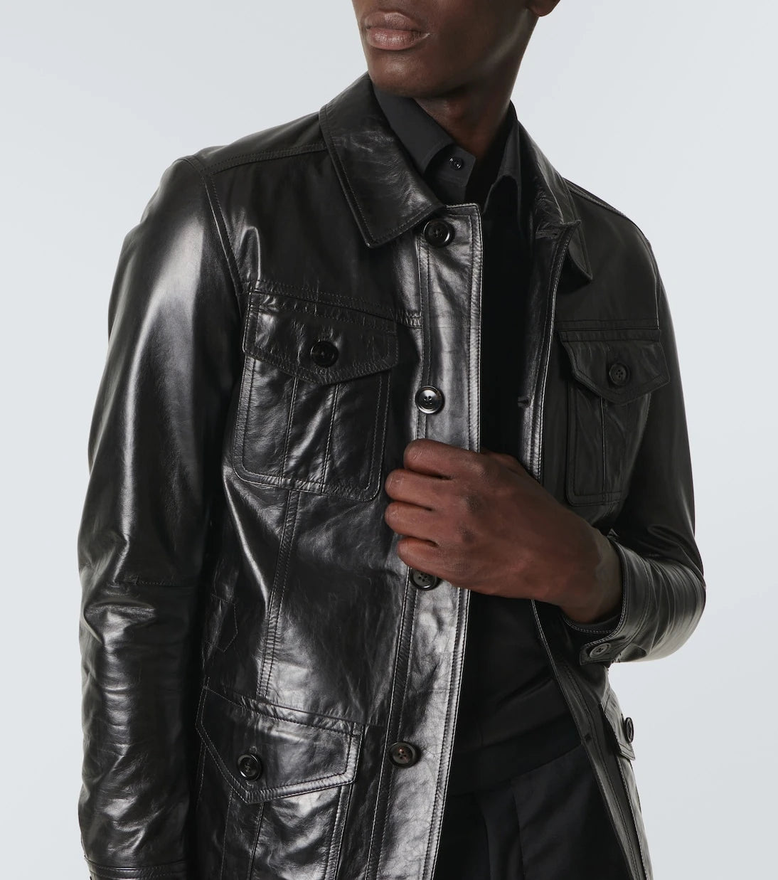 Tom Ford - Leather field jacket
