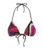Multi Iride Triangle Bikini Top