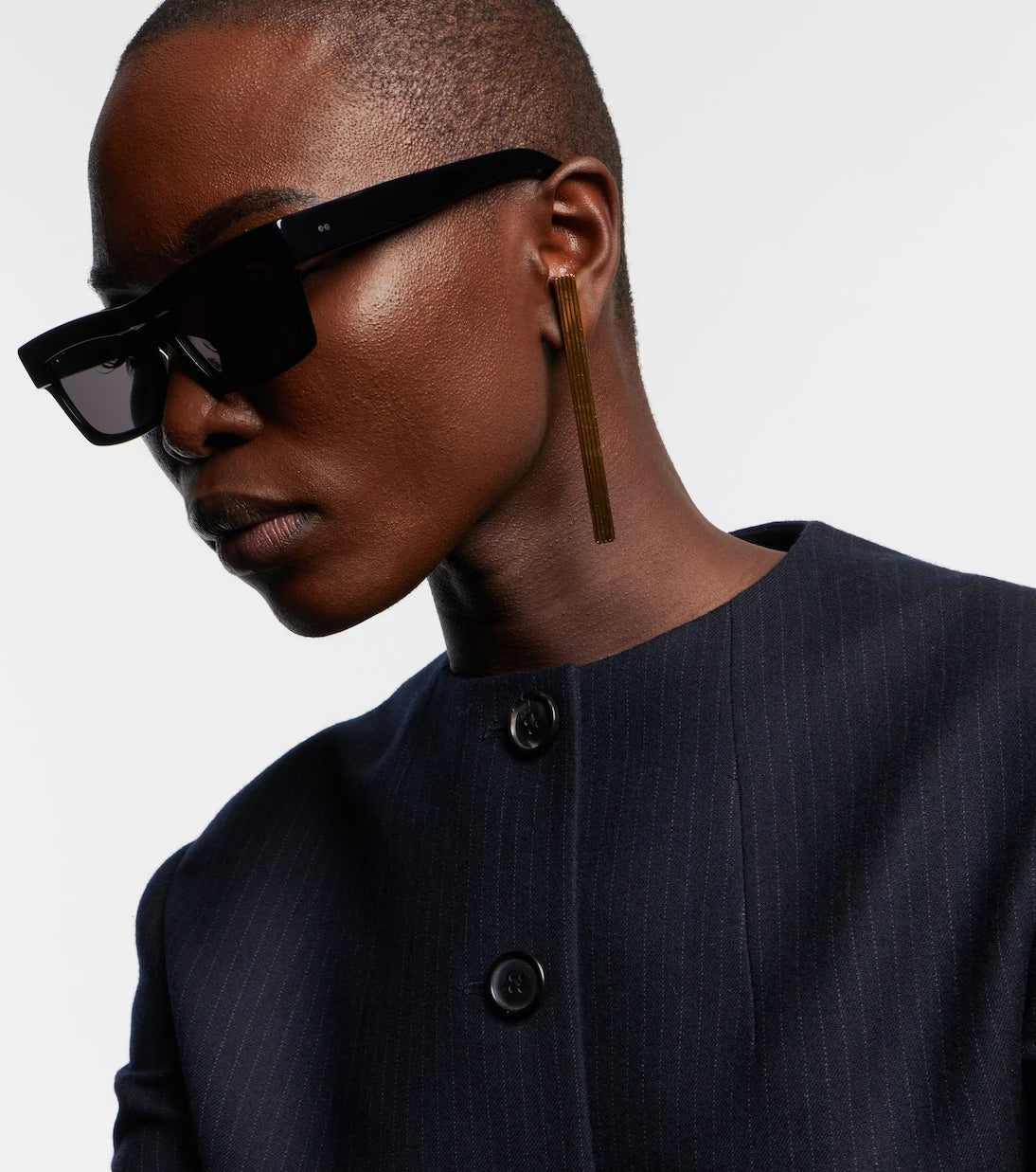 Khaite - نظارة شمسية مستطيلة 1985C بالتعاون مع Oliver Peoples
