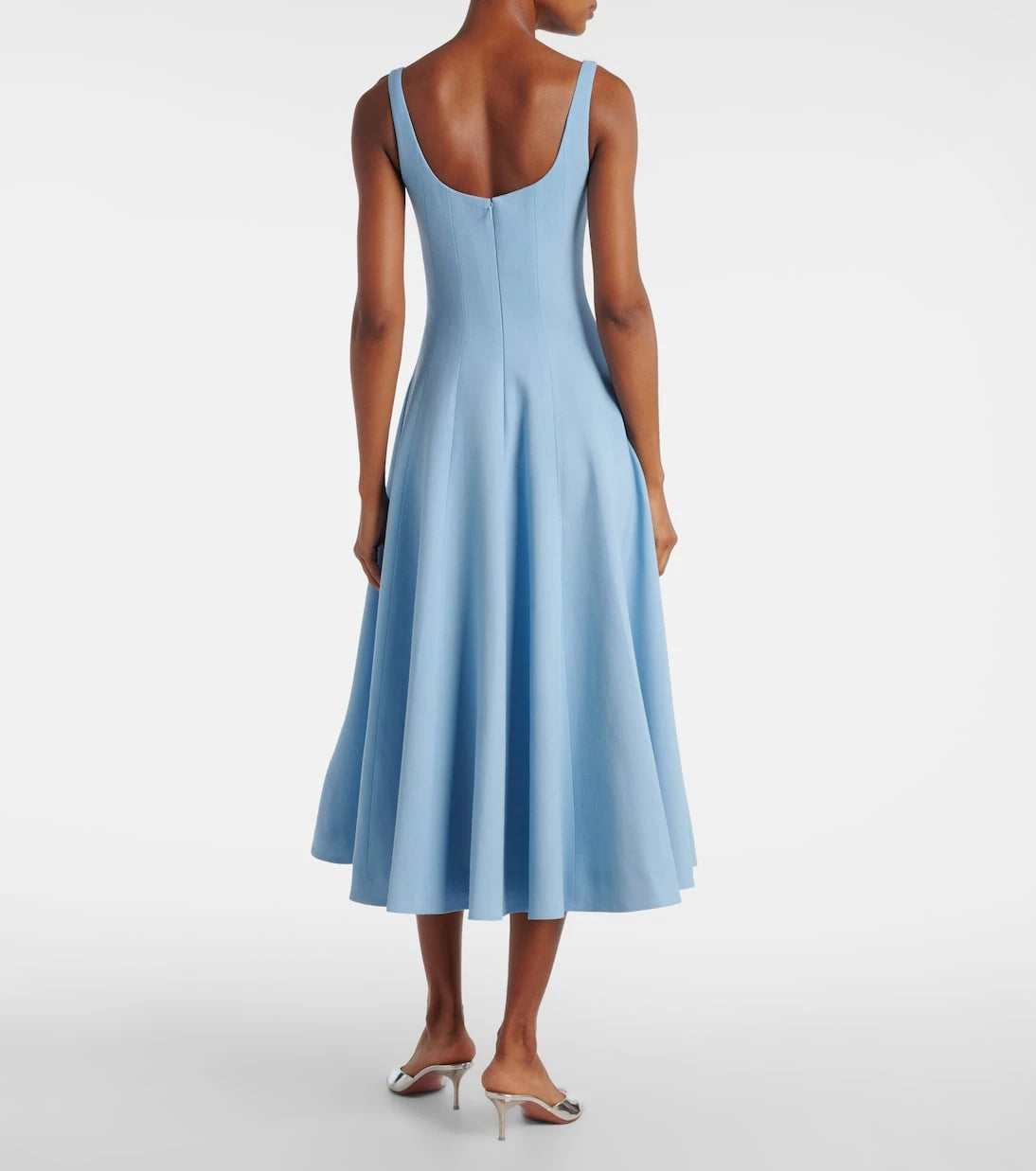 Emilia Wickstead - Collins pleated wool crêpe midi dress