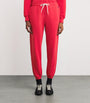 Cotton-Blend Polo Pony Sweatpants DEEP ORANGEY RED