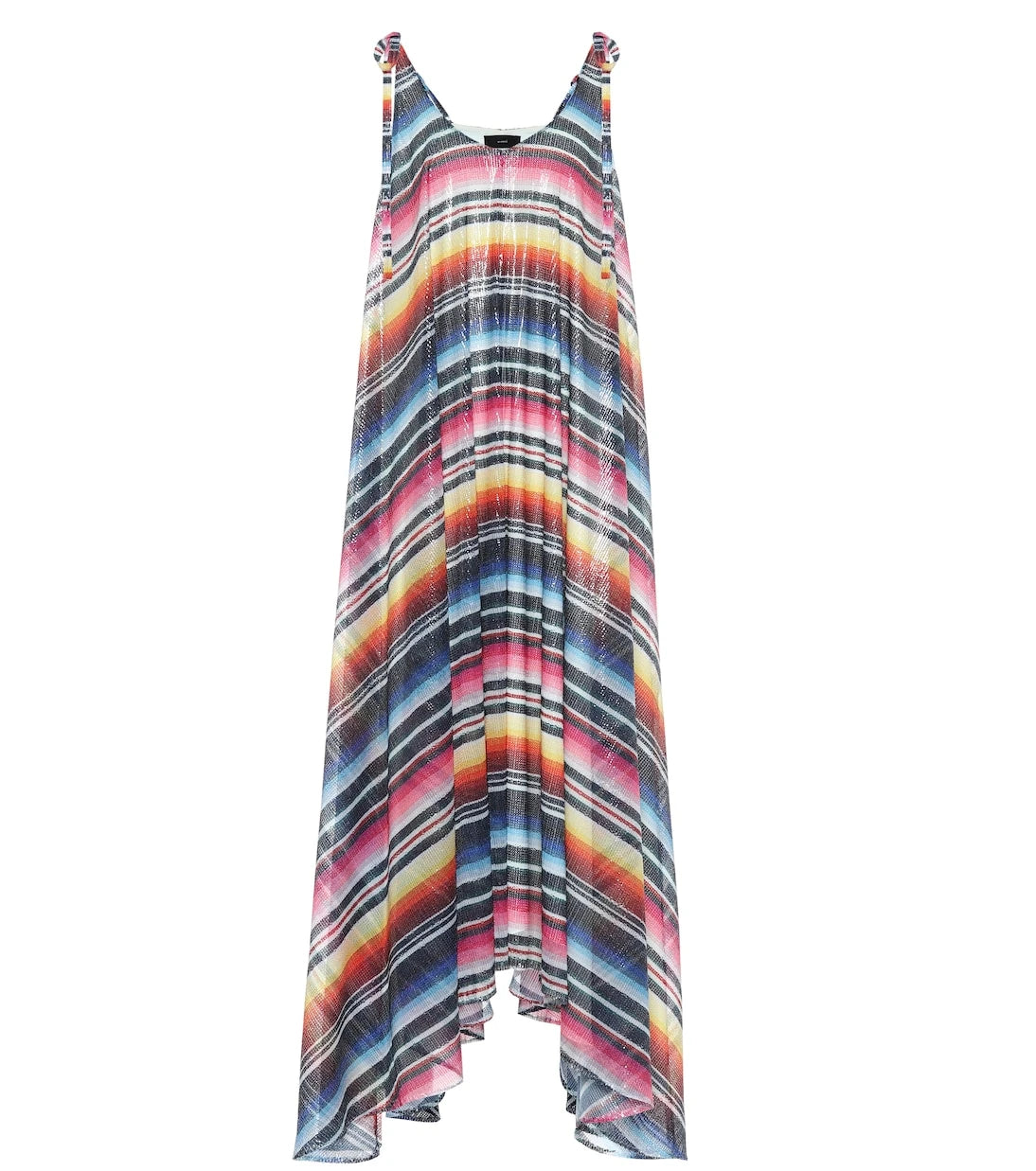 Alanui - Sarape sequined striped maxi dress