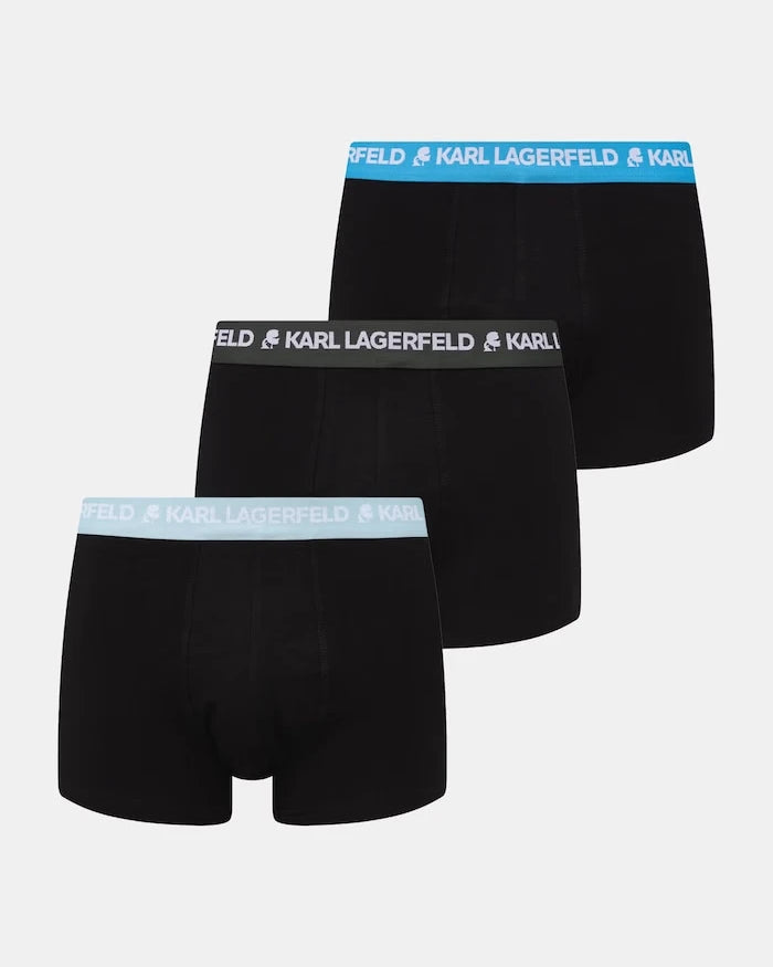 Karl Lagerfeld erkek pamuk ve elastan boxer 3'lü