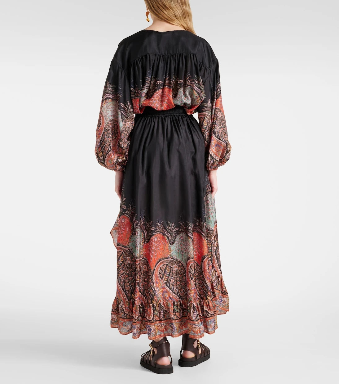 Zimmermann - Rhiannon ruffled silk maxi skirt