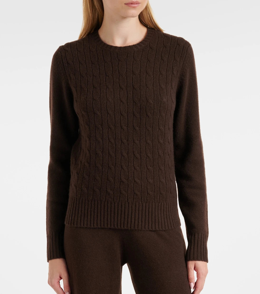 Jardin des Orangers - Cable-knit cashmere-blend sweater