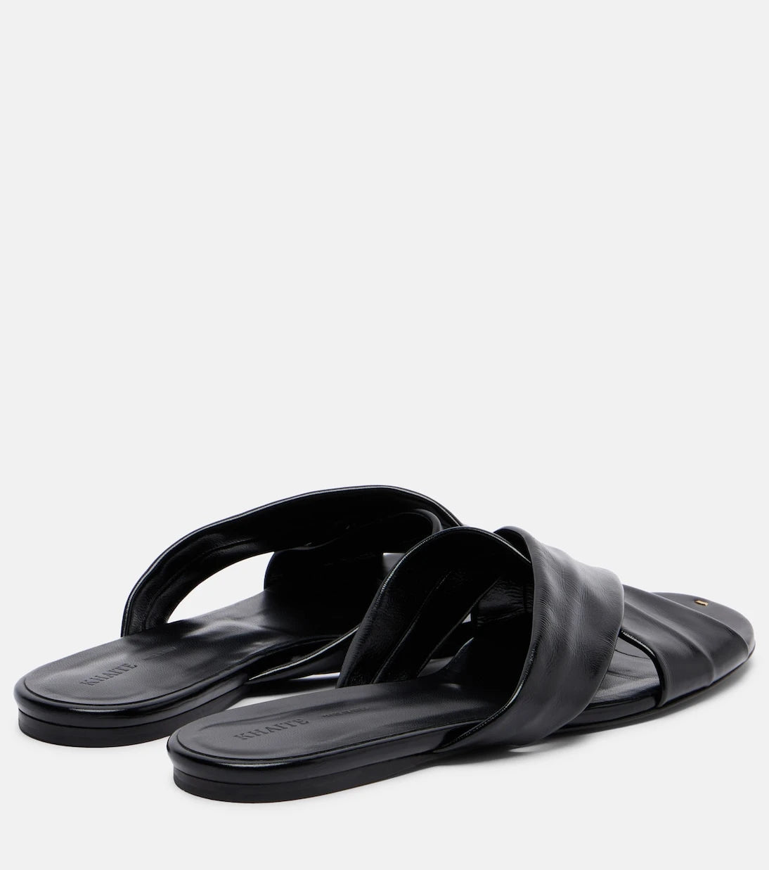Khaite - Liria leather slides