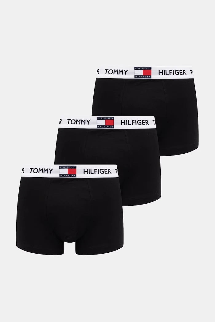 Tommy Hilfiger Erkek Pamuklu Elastan Boxer 3'lü