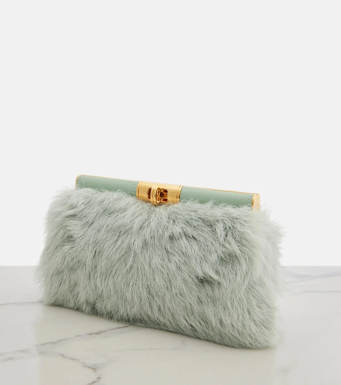 Dolce&Gabbana - Marlene Small shearling shoulder bag