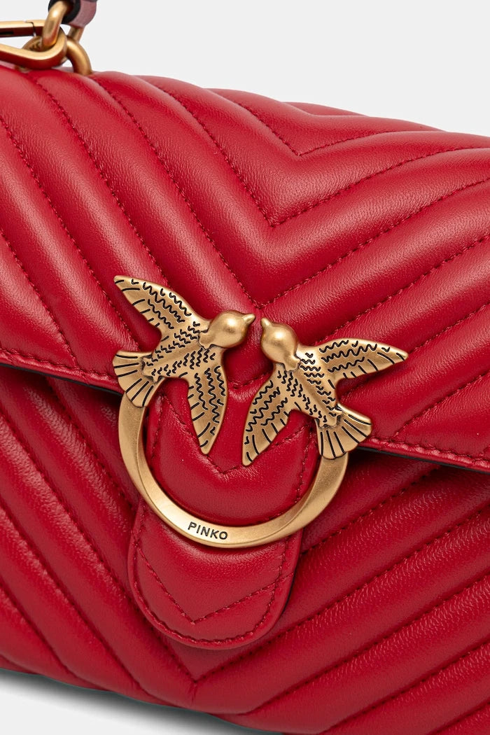 Pinko kadın deri crossbody çanta