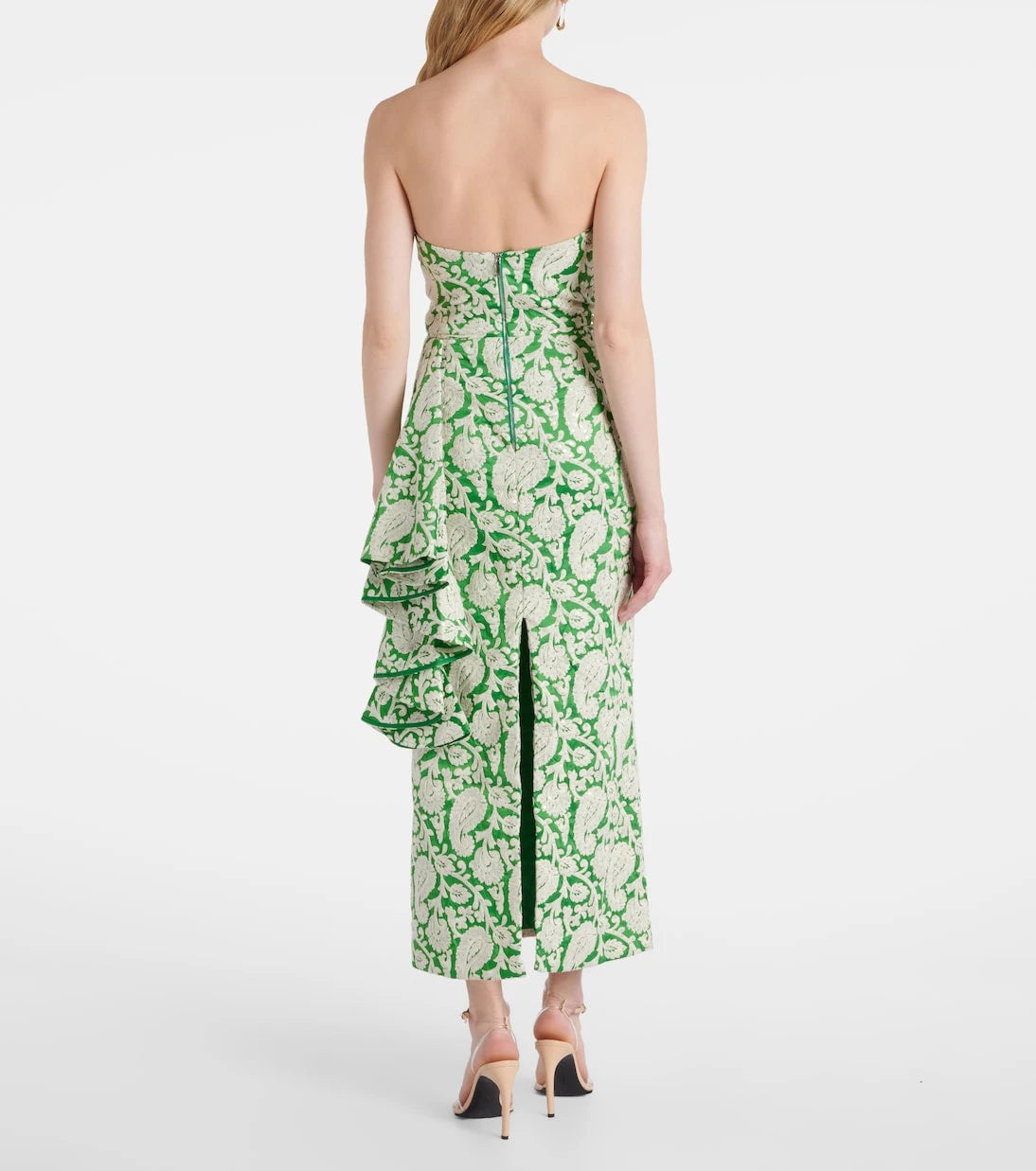 Johanna Ortiz - Draped paisley midi dress
