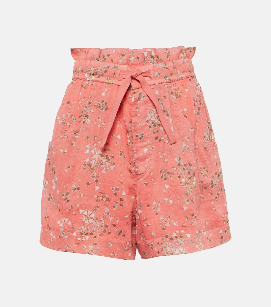 Isabel Marant - Ceyane floral cotton and silk shorts