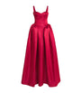 Red Sleeveless Mistletoe Gown