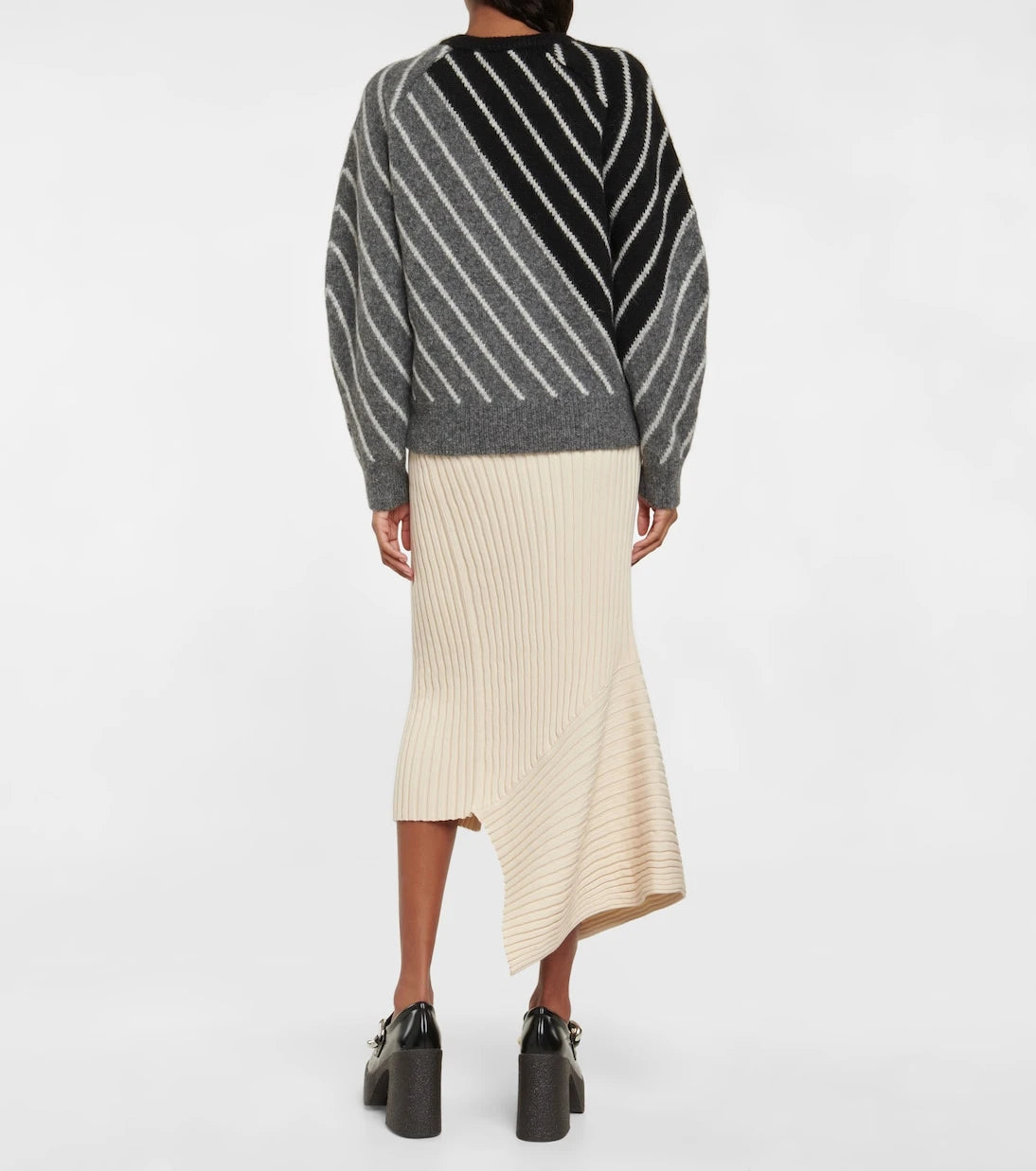 Stella McCartney - Striped wool-blend sweater