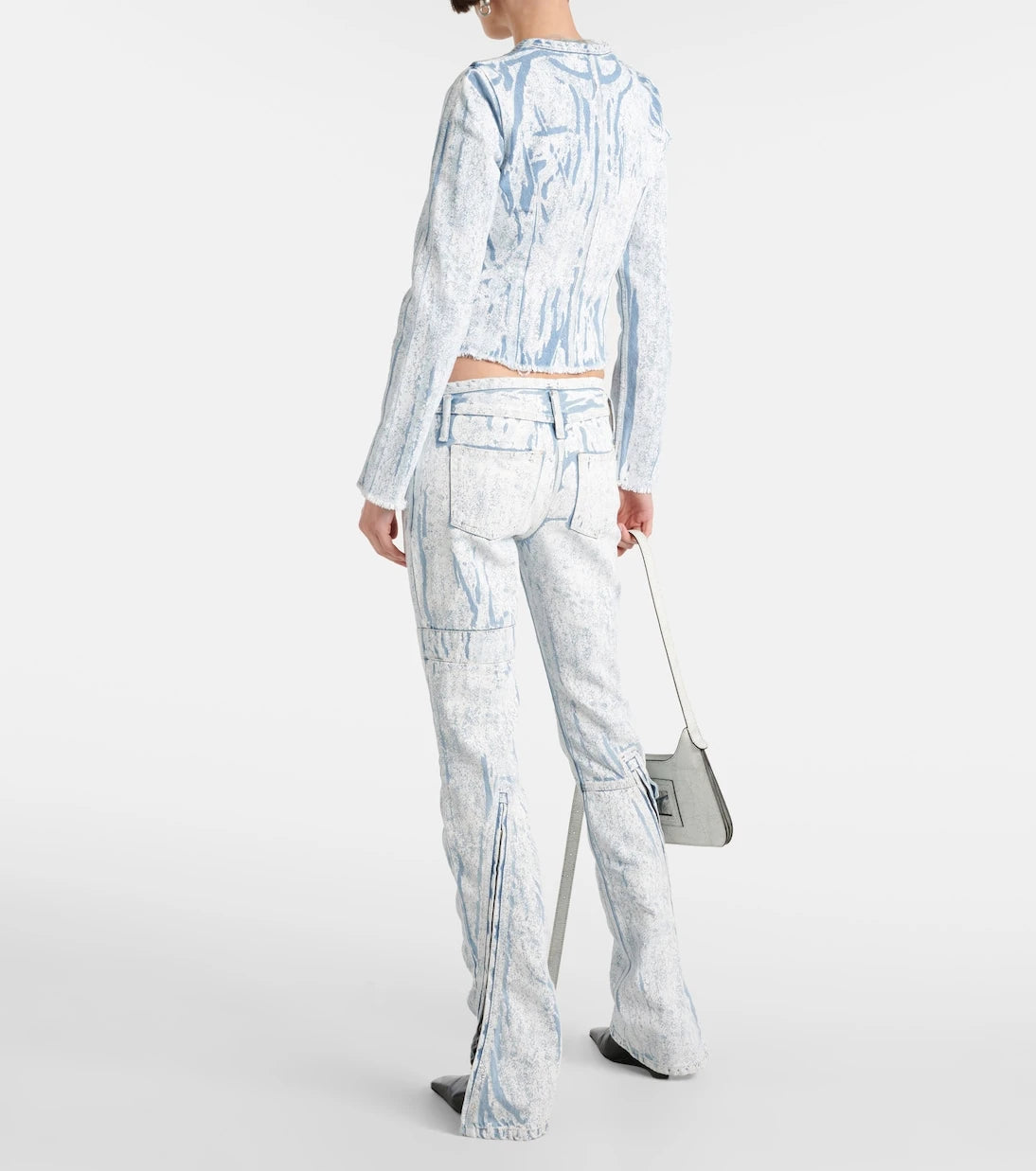 Acne Studios - Printed low-rise slim jeans