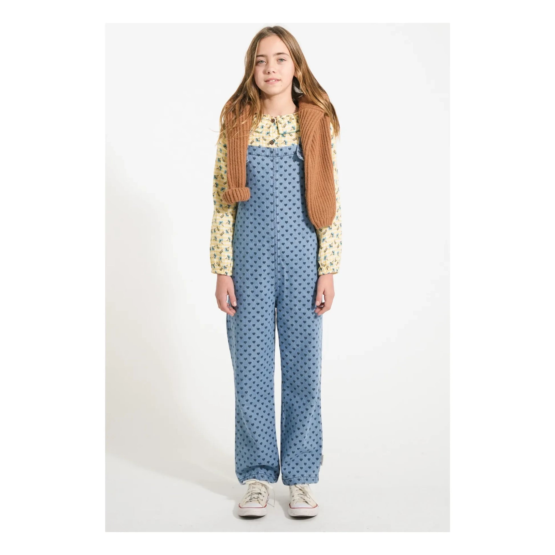 Piupiuchick - Blouse Col Claudine Flowers | Yellow