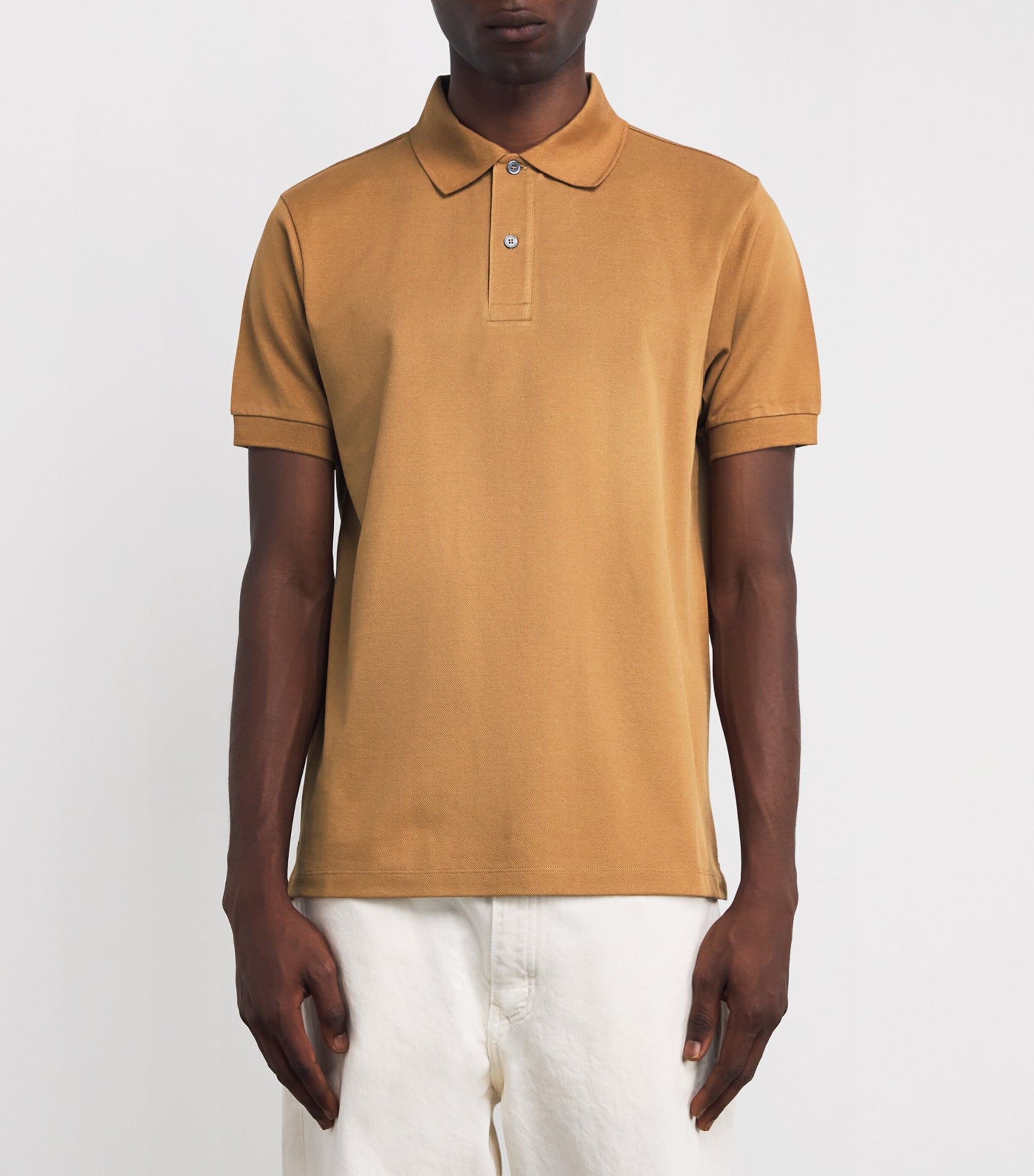 Paul Smith Cotton Artist Stripe Placket Polo Shirt