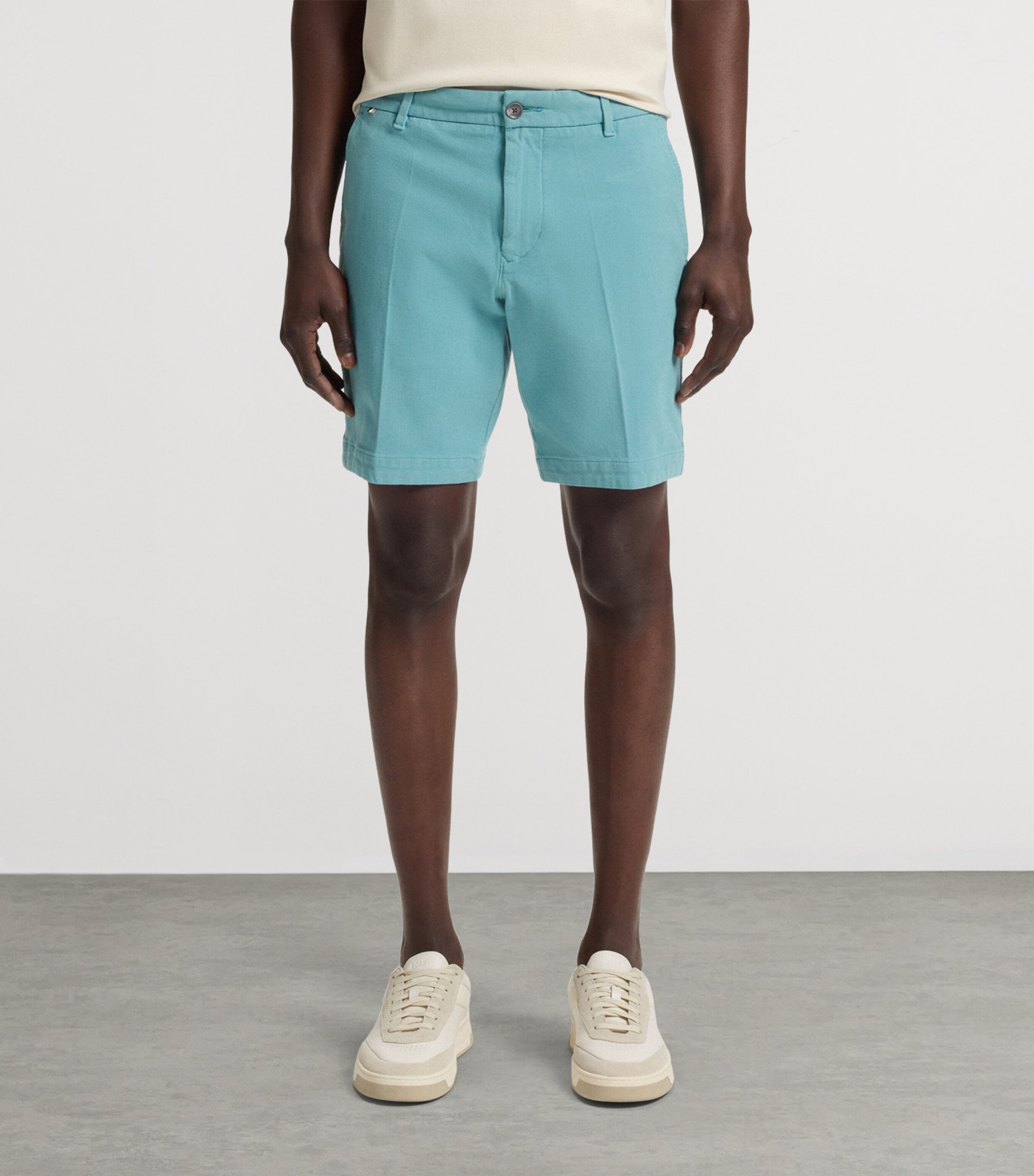 Stretch-Cotton Slim Fit Shorts