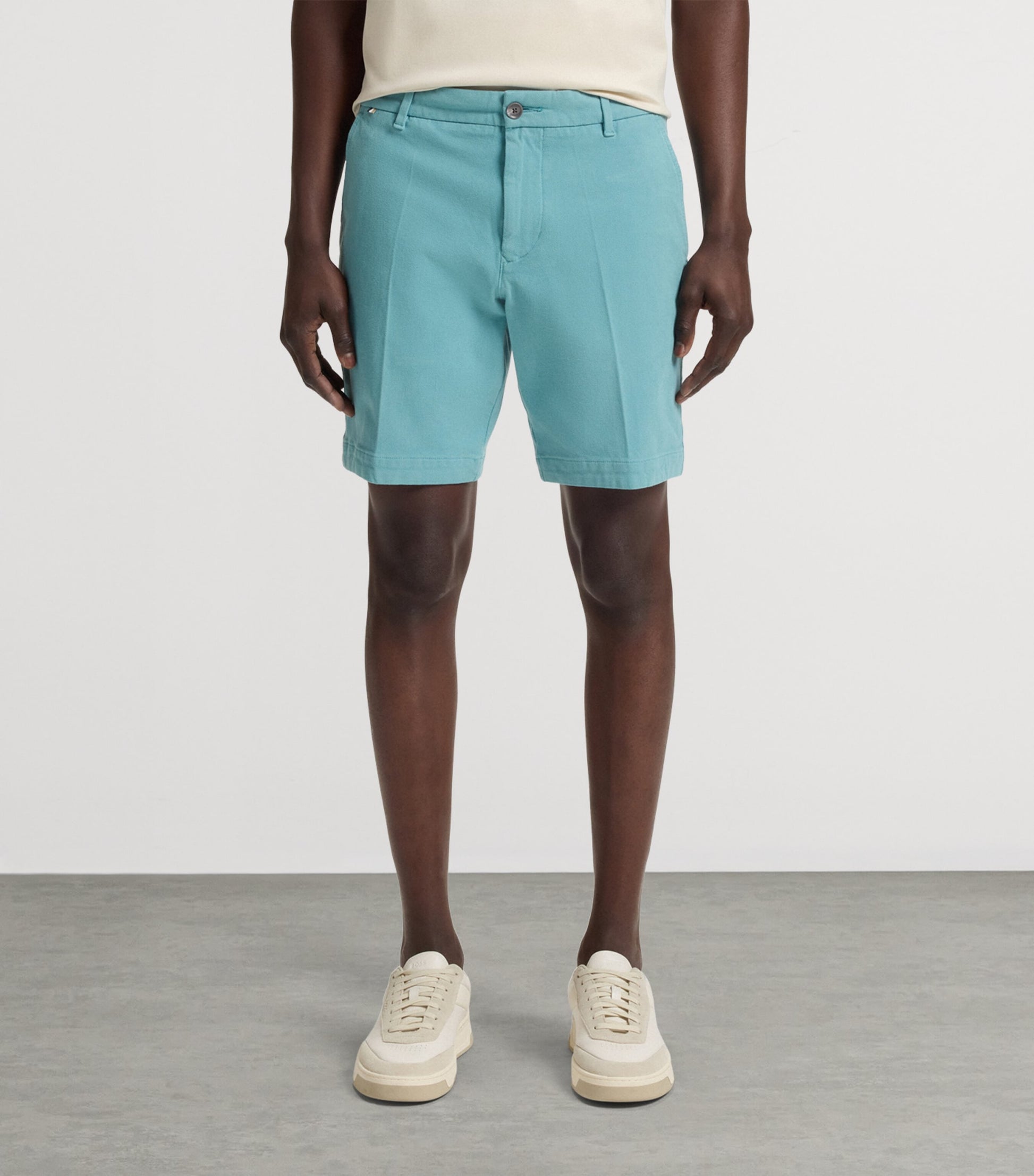 Stretch-Cotton Slim Fit Shorts