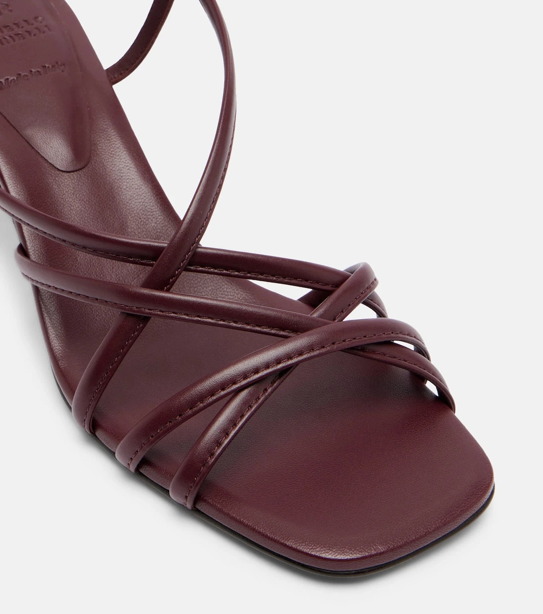 Brunello Cucinelli - Monili leather slingback sandals