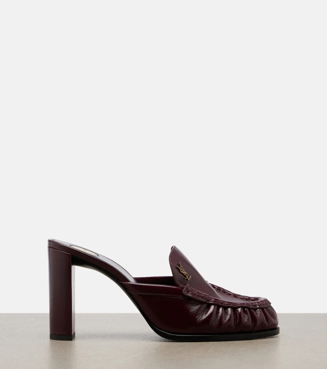 Saint Laurent - Le Loafer leather mules