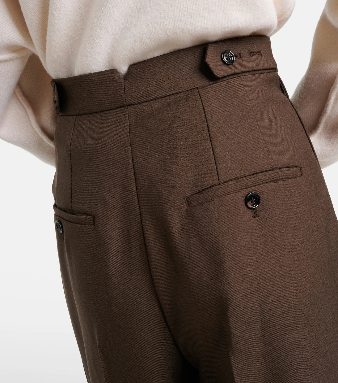 Ami Paris - Virgin wool straight-leg pants