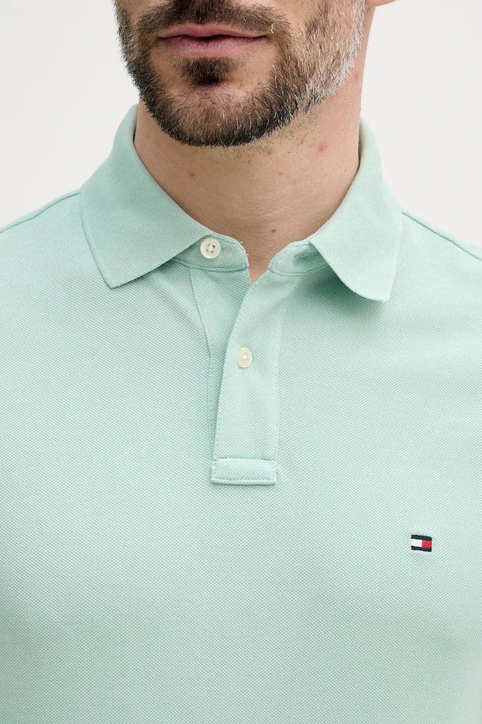 Tommy Hilfiger erkek pamuk elastan polo yaka tişört