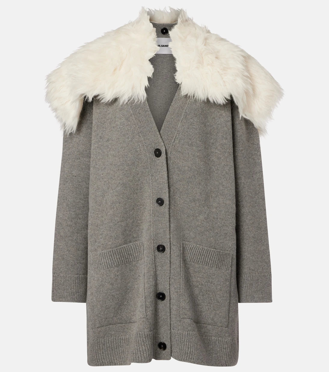 Jil Sander - Wool, cotton, and cashmere-blend cardigan