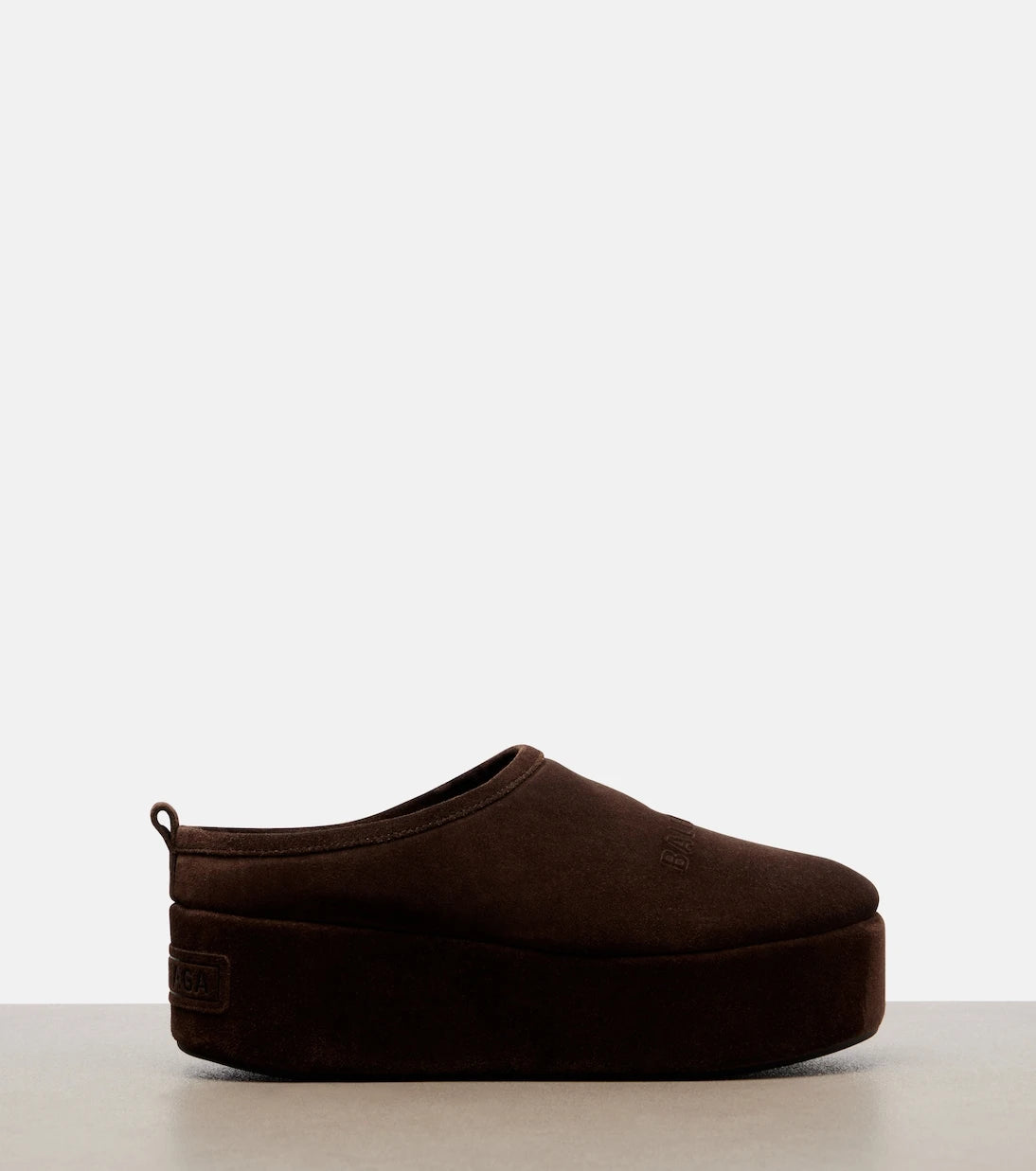 Balenciaga - Alaska suede platform mules