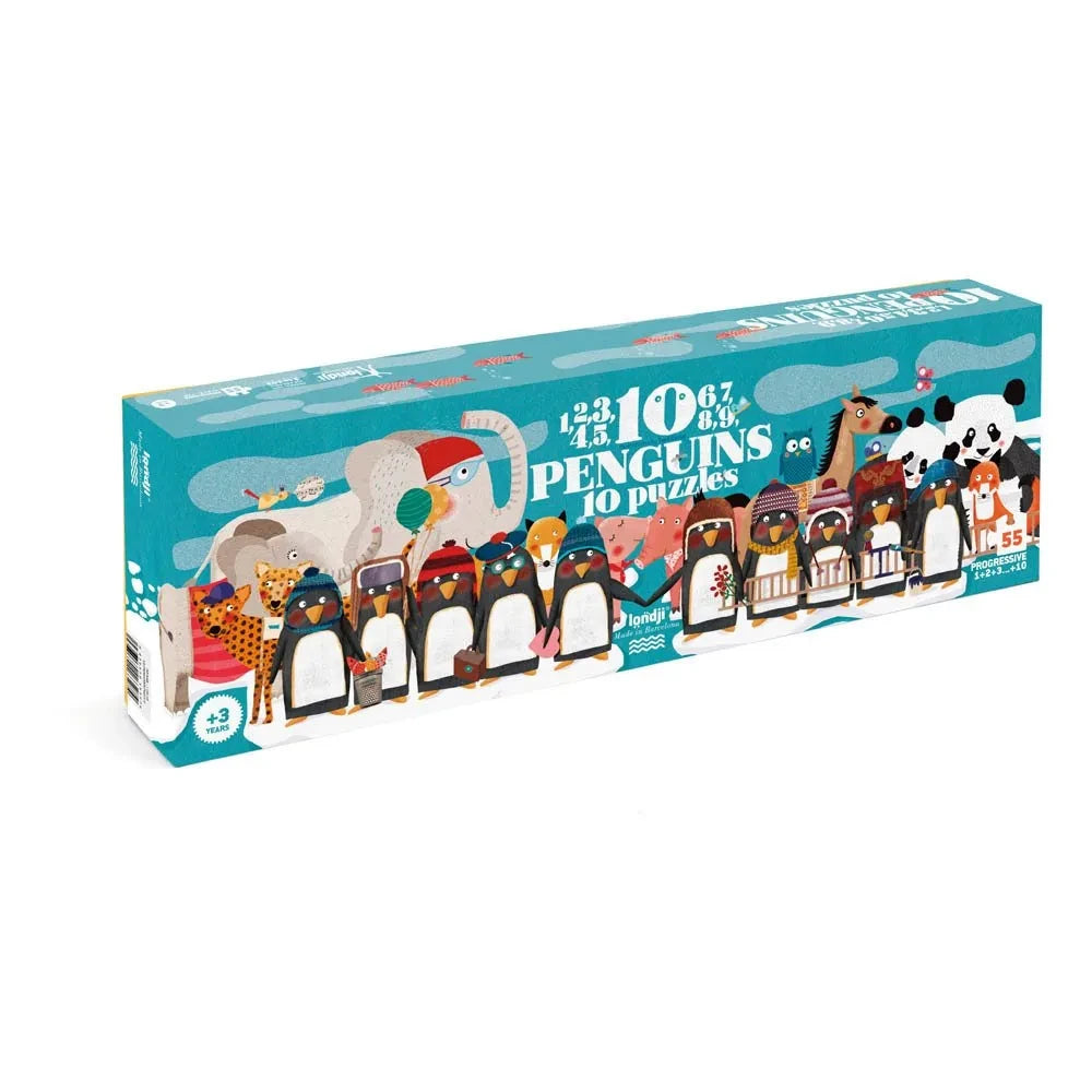 Londji - 10 Penguins Puzzle