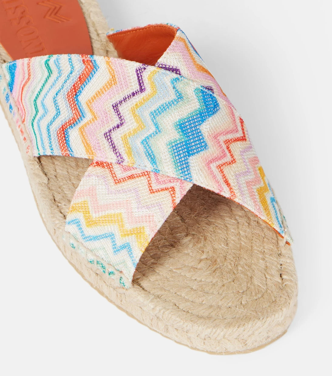 Missoni - صنادل إسبادريل بنمط متعرج