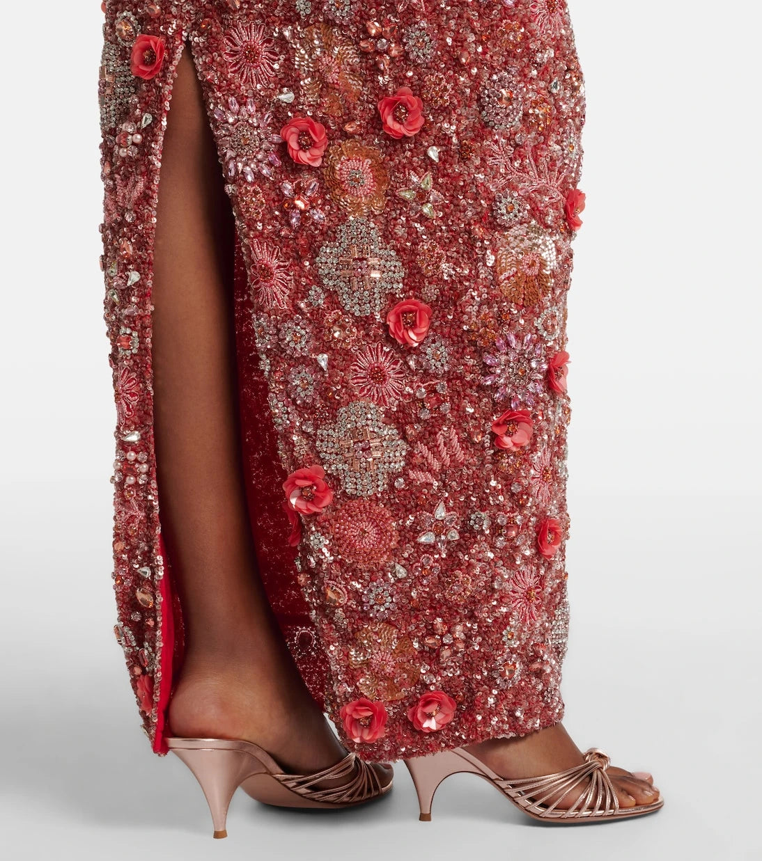 Rachel Gilbert - Francesca embellished floral gown