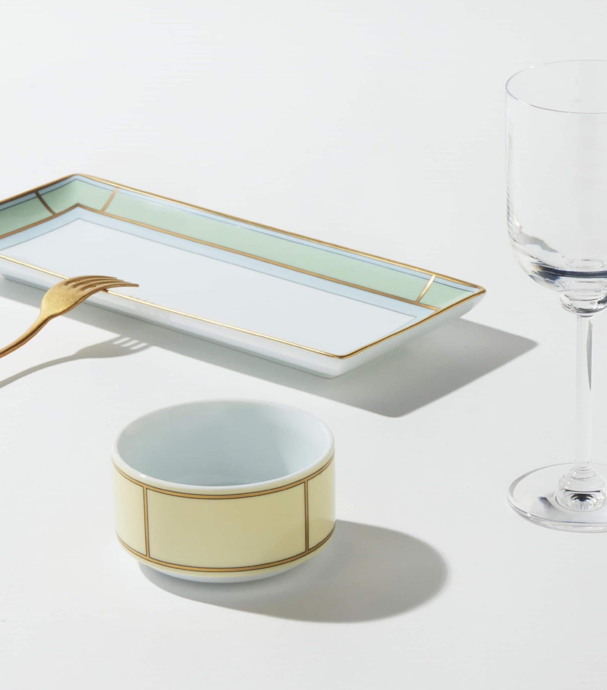 GINORI 1735 Porcelain Colonna Diva Giallo Small Bowl (10cm)