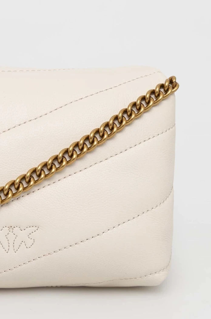 Pinko чанта crossbody дамска от кожа