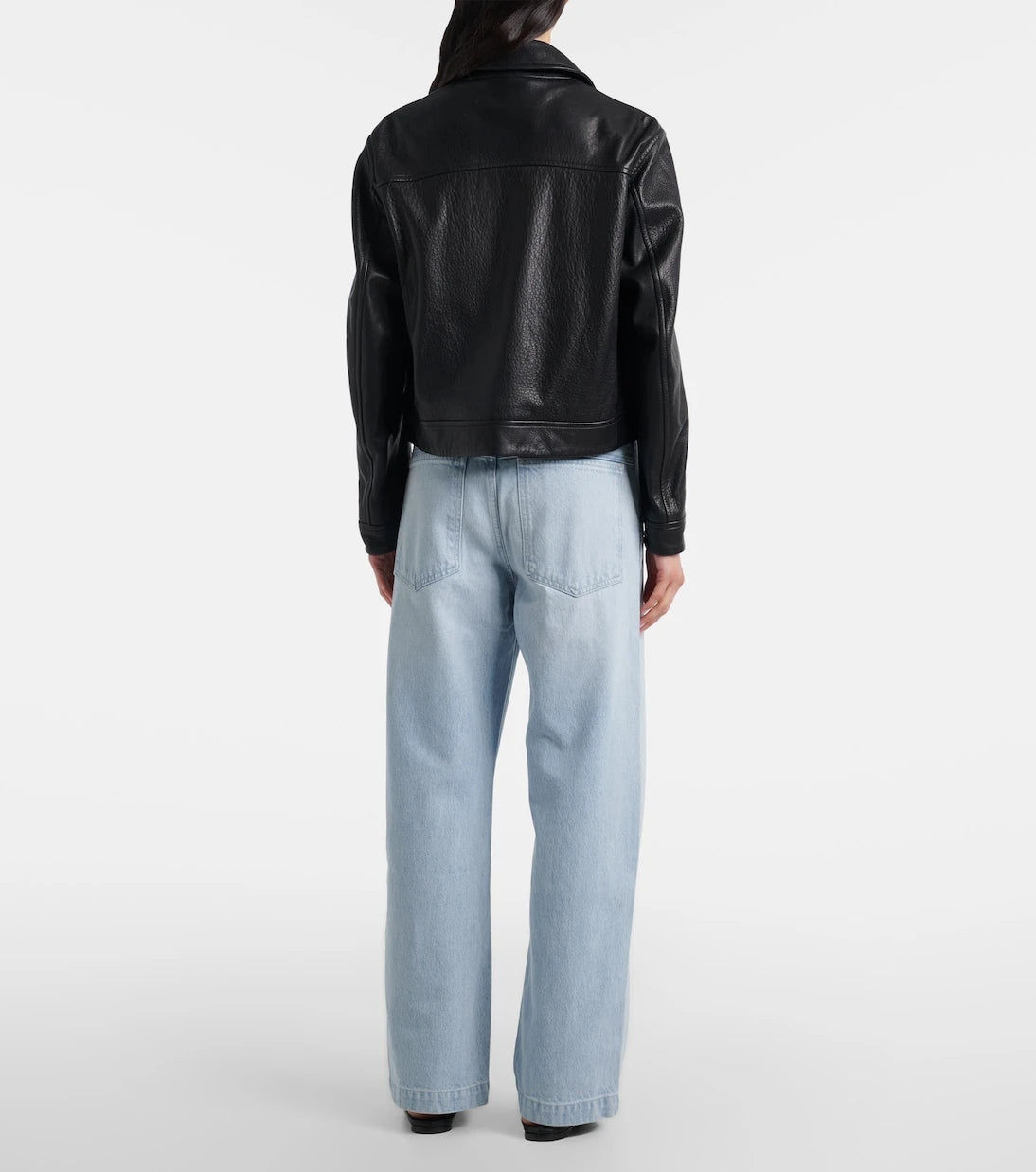 Agolde - x Maria McManus faded wide-leg jeans