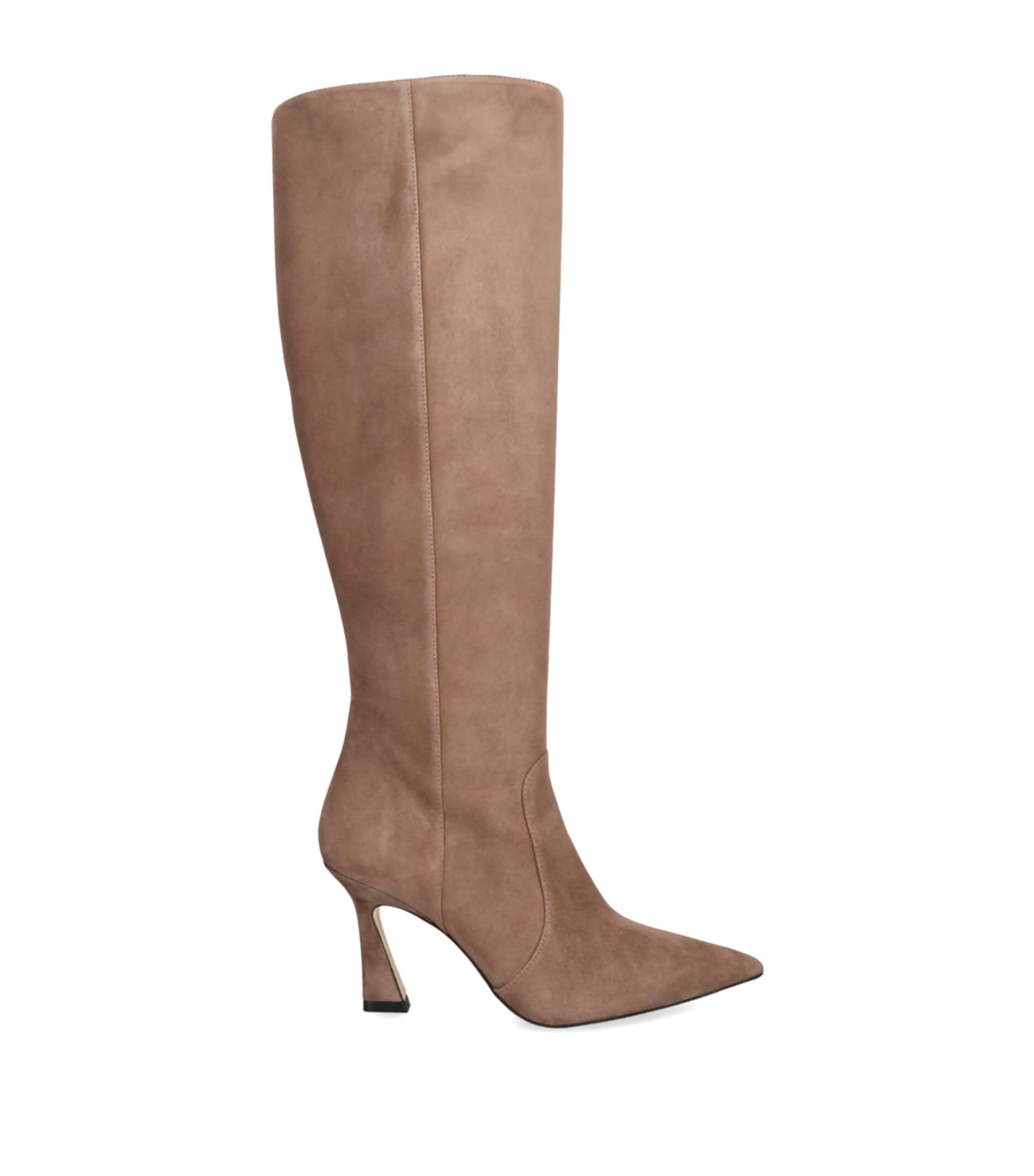 Stuart Weitzman Brown Suede Vinnie Boots 85