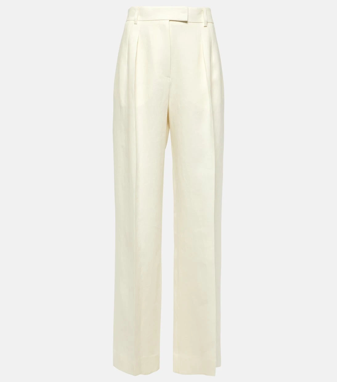 The Row - Antone high-rise linen wide-leg pants