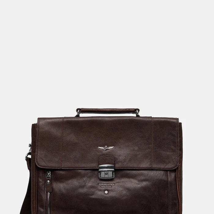 Кожена чанта Aeronautica Militare 38,5 x 29,5 x 15,5 cm