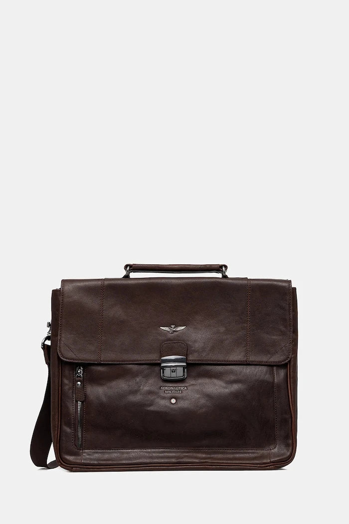 Кожена чанта Aeronautica Militare 38,5 x 29,5 x 15,5 cm