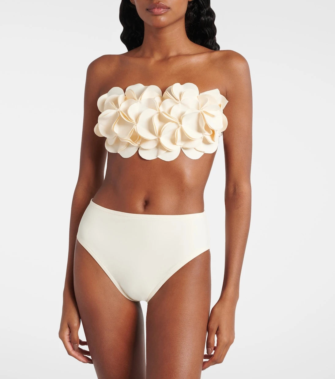 Karla Colletto - Floral bandeau bikini top