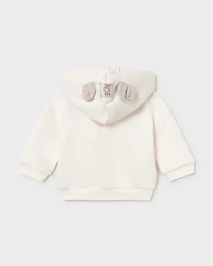 Mayoral Newborn Kapüşonlu Pamuklu Bebek Sweatshirt
