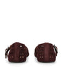Alaïa Burgundy Suede Vienne Ballet Flats