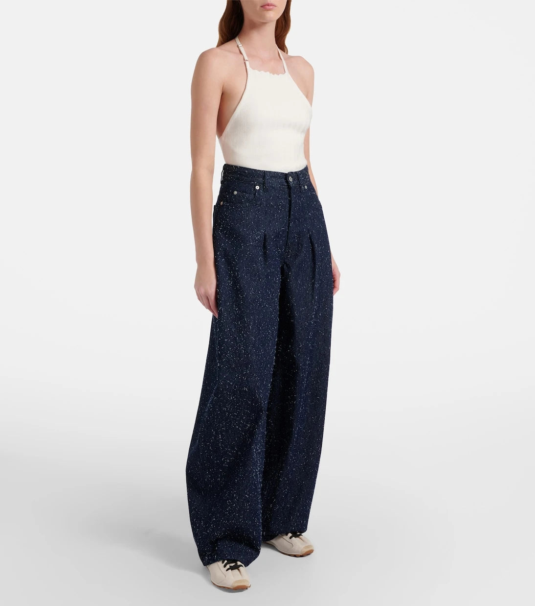 Jacquemus - Logo barrel-leg jeans