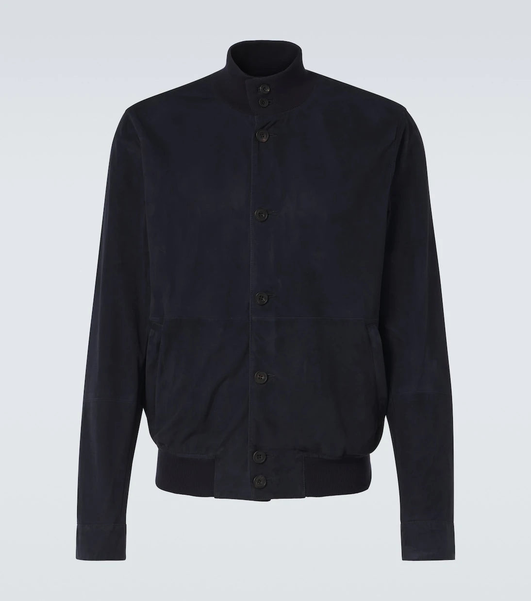 Rubinacci - Suede bomber jacket